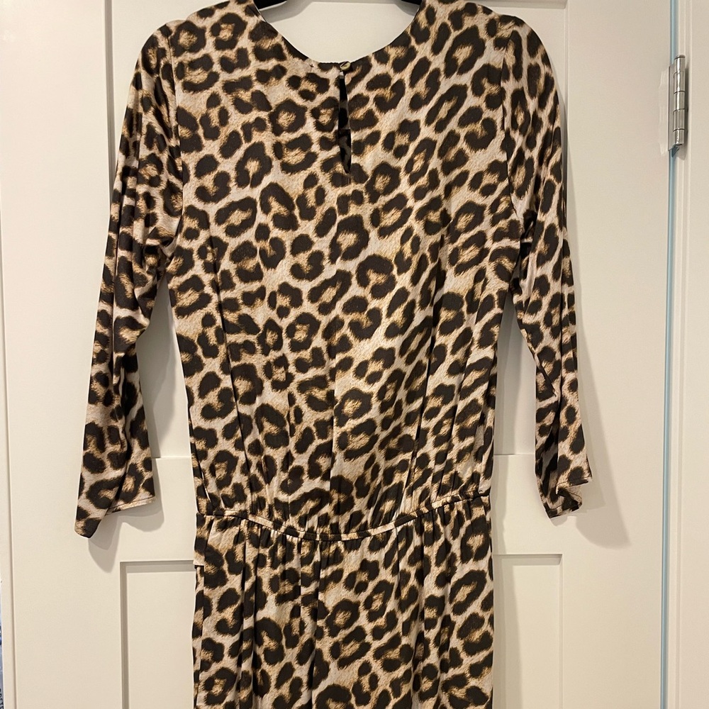 Velvet by Graham and Spencer leopard print dress